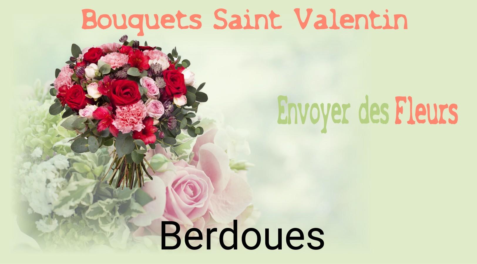 Roses de Saint-Valentin livrées à Berdoues